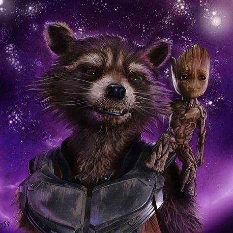 Guardians Of Gahoole, Baby Black Panther, Panther Drawing, Groot And Rocket, Black Panther Drawing, Groot Tattoo, Can Tattoo, Rocket Tattoo, Groot Guardians