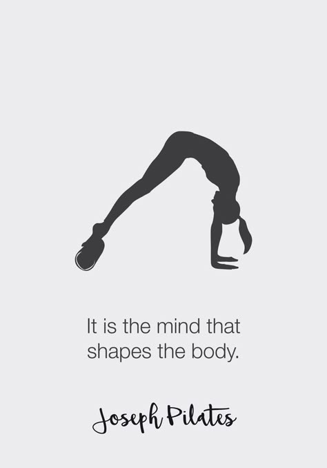 Joseph Pilates Quotes, Pilates Art, Pilates Inspiration, Pilates Wall, Pilates Logo, Pilates Motivation, Pilates Quotes, Beginner Pilates, Pilates Poses