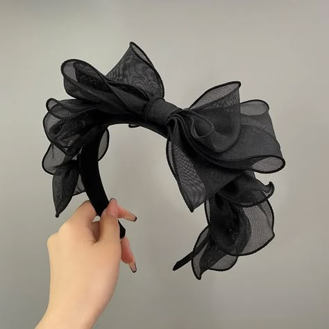 - AliExpress Tulle Headband, Big Bow Headband, Designer Hair Accessories, Diy Hair Accessories Ribbon, Bow Hairband, Fairy Hair, Hair Band Accessories, Spring Girl, Hair Hoop