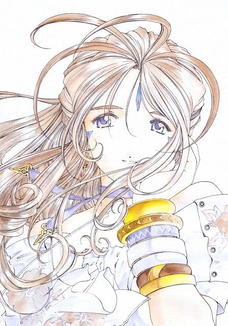 Drawn Hairstyles, Kosuke Fujishima, Ah My Goddess, Manga Watercolor, Illustration Manga, Oh My Goddess, Style Anime, Art Manga, Old Anime