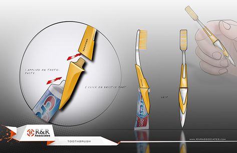 Travel Tooth Brush Design on Behance Colgate Toothbrush, Toothbrush Design, Brush Design, Travel Toothbrush, Tooth Brush, Industrial Design Sketch, Architecture Concept Drawings, Technology Design, Concept Architecture