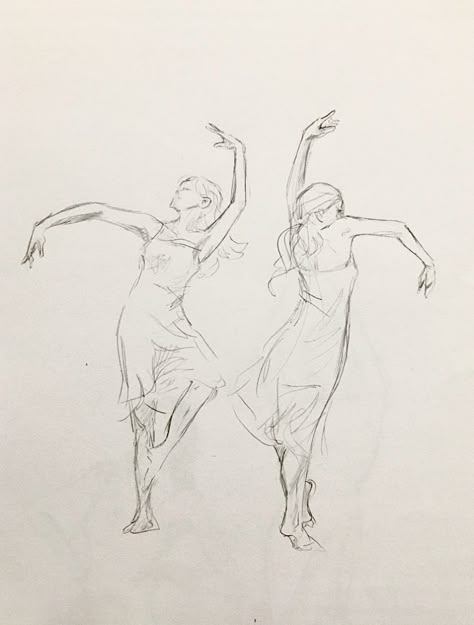 Drawing Of Someone Dancing, Ethereal Drawing Reference, Pointing Pose Reference Drawing, Two People Dancing Drawing, Ethereal Sketch, Dancing Pose Reference, Dancing Sketch, Dancing Drawing, Work Online