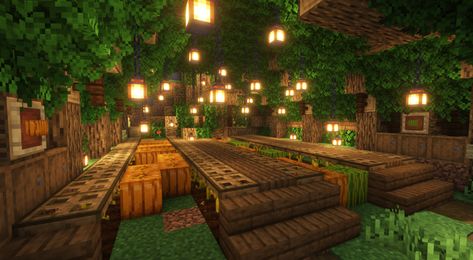 Minecraft Crops Ideas, Pumpkin Farm Minecraft, Minecraft Outside Decor, Minecraft Farming, Minecraft Roof, Minecraft Underground, Farm Minecraft, Interior Minecraft, Minecraft Building Blueprints