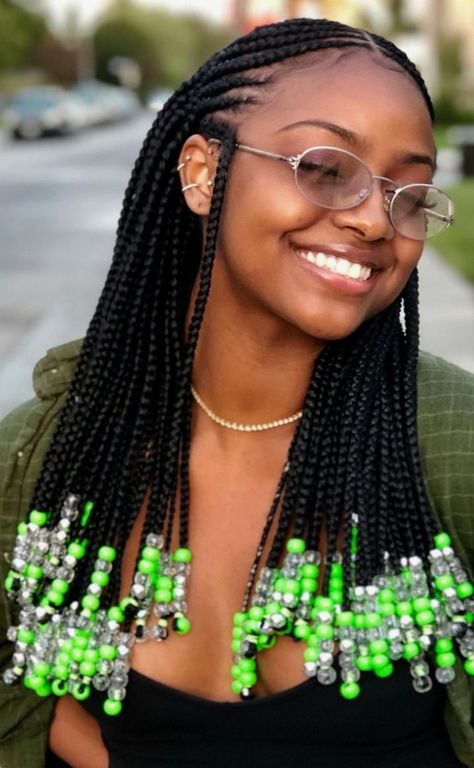 Stunning beaded braids hairstyles styles you should consider. - Stylish Naija Black Girls Hairstyles With Beads, Teen Braids Hairstyles, Beaded Braids Hairstyles, Bead Braids Hairstyles, Beaded Braids, Carrot Hairstyles, Hair Inspired, Stylish Naija, Hairstyles Styles