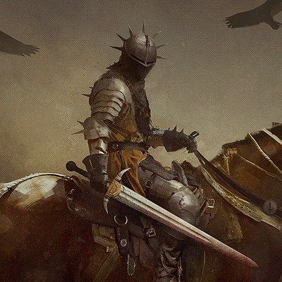 ArtStation - BASTIEN LECOUFFE DEHARME Medieval Fantasy Art, Warhammer Fantasy Roleplay, Game Designer, Dark Souls Art, Frank Frazetta, 다크 판타지, Knight Art, Knight Armor, Medieval Armor