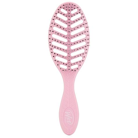 Meet the Wet Brush® Go Green™ Speed Dry® The Go Green Speed Dry dries your hair without drying it out. The brush’s vented design speeds drying time by allowing moisture to escape faster, and its heat-resistant bristles gently detangle while blow-drying. Pink Wet Brush, Morning Hair, Pretty Jewelry Necklaces, Hair Things, Hair Brushes, Dry Brush, Wet Brush, Straightening Brush, Hair Essentials