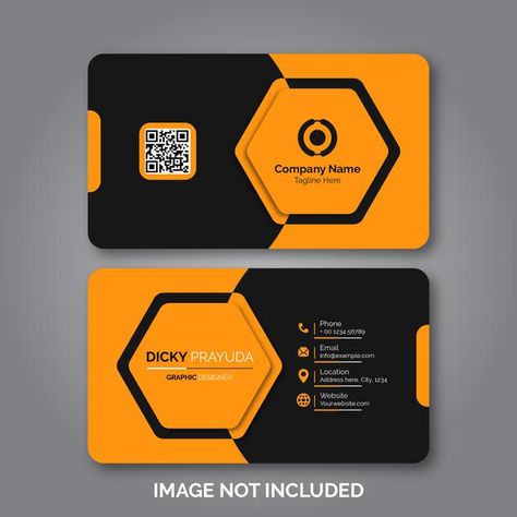 Set of modern professional business card | Premium Vector #Freepik #vector #templates #contact #company #information Id Design Card, Shop Visiting Card Design, Shop Card Design, Business Card Design Creative Ideas, White Business Card Design, Desain Merek, Card Design Ideas, Id Card Design, Business Card Design Black