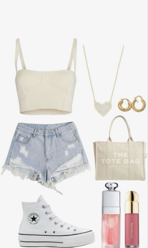 Cute Summer Outfits For Teens Aesthetic, Cute Highschool Outfits, Preppy Summer Outfits, Summer Outfits For Teens, Casual Preppy Outfits, Trendy Outfits For Teens, Cute Lazy Day Outfits, Cute Outfits For School, Cute Preppy Outfits