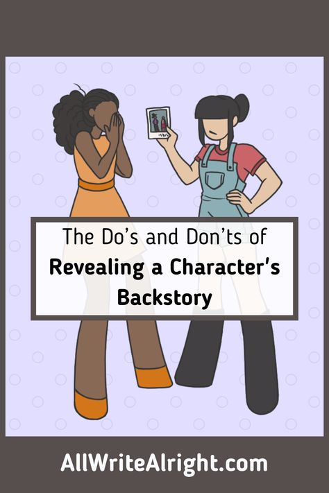 Once you have a good backstory for your characters, you need to be able to reveal it to your readers. Revealing a character's backstory is not something to be taken lightly; if you reveal too much up front, your readers will lose interest, but if you don't reveal enough, the character won't be relatable. Check out the article for the best practices for revealing a character's backstory in your story! How To Write A Good Character Backstory, Good Backstory Ideas, How To Write A Good Backstory, Backstory Ideas For Oc, Backstory Ideas Character, Oc Backstory Ideas, Character Backstory Ideas, Backstory Ideas, Oc Backstory