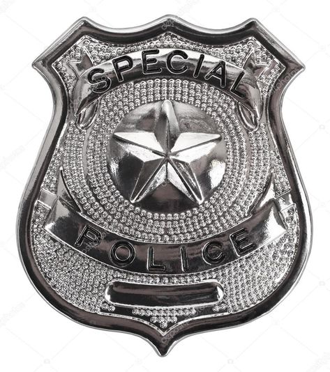 Police Officer Badge, Special Police, Flash Tv Series, Sheriff Badge, Police Dept, Police Badge, Police Officer, Adobe Stock, White Background