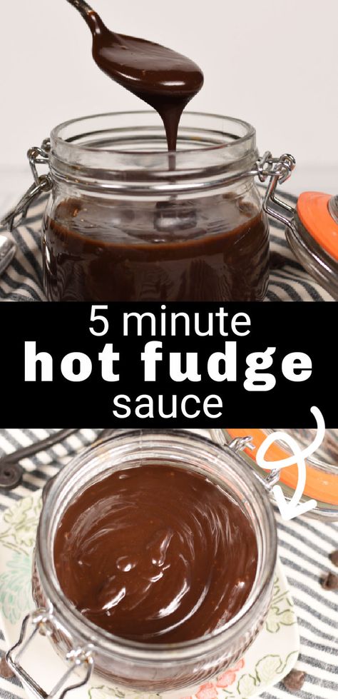 Recipe With Evaporated Milk, Easy Hot Fudge Sauce, Easy Hot Fudge, Hot Fudge Sauce Recipe, Fudge Sauce Recipe, Evaporated Milk Recipes, Chocolate Syrup Recipes, Hot Fudge Topping, Homemade Chocolate Sauce