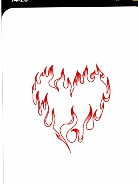 Red Flaming Heart Tattoo, Fire Heart Tattoo Design, Red Flame Heart Tattoo, Heart Of Fire Tattoo, Fire Heart Drawing, Elastic Heart Tattoo, Heart On Fire Drawing, Arrow Heart Tattoo, Heart With Fire Tattoo