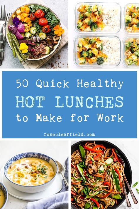 Hot Lunch Ideas For Work, Healthy Hot Lunch Ideas, Hot Lunch Ideas, Hot Lunches, Breakfast Snap, Lunch Ideas For Work, Winter Lunch, Plats Healthy, Hot Lunch