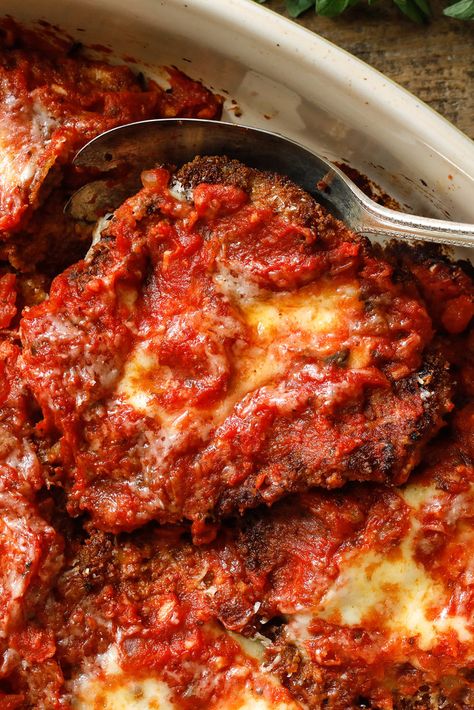 American Comfort Food Recipes, Easy Tomato Sauce, Pork Cutlets, Giada De Laurentiis, Nyt Cooking, Pork Dishes, Pork Loin, Crushed Tomatoes, Food Recipe