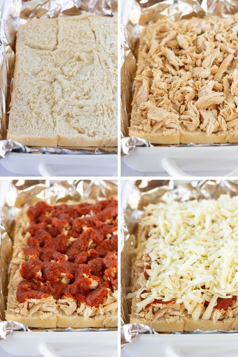 Chicken Parmesan Slider, Shredded Chicken Sliders, Chicken Parmesan Sliders Recipe, Easy Chicken Sliders, Parmesan Sliders, Practically Homemade, Chicken Parmesan Sliders, Easy Slider Recipes, Sliders Recipes Chicken