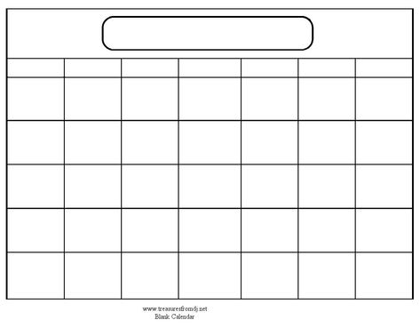 Blank Calendar Template- When Printing, Choose Landscape And intended for Full Page Blank Calendar Template Free Blank Calendar, Blank Monthly Calendar Template, Blank Calendar Pages, Weekly Calendar Template, Free Printable Calendar Templates, Blank Monthly Calendar, Free Calendar Template, Blank Calendar Template, Calendar 2019