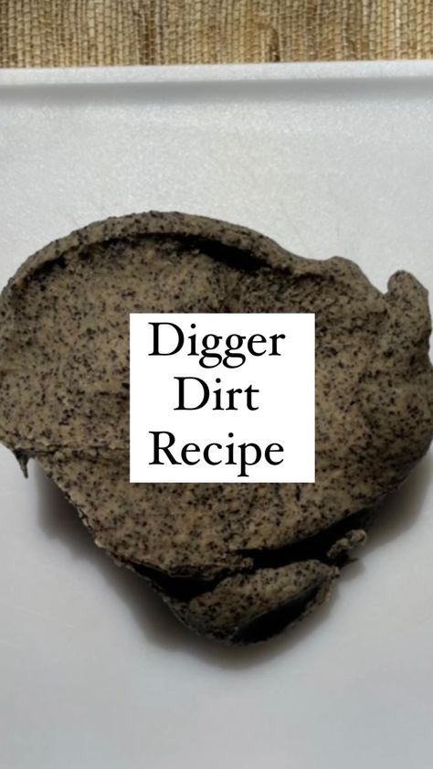 This is our ONE pan play dough recipe & it is perfect for diggers or Dino’s or dolls or absolutely any tool or trinket you like! My boys &… | Instagram Dirt Playdough Recipe, Make Dinosaur Fossils, Dirt Recipe, Preschool Construction, Play Dough Recipe, Playdough Recipe, Dinosaur Fossils, Play Dough, One Pan