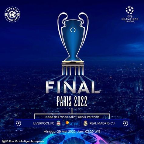 Here We Go.... #UCL Final 2022 🔥 Liverpool Real Madrid, Ucl Final, Champions League Final, Saint Denis, Liverpool Fc, Champions League, Real Madrid, Ronaldo, Liverpool