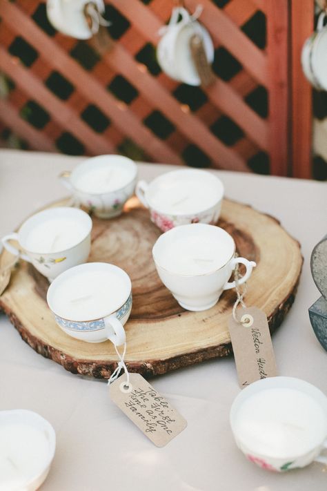 Teacup Candle Escort Cards Rustic Party Favors, Glam Wedding Decor, Teacup Candle, Inexpensive Wedding Favors, Teacup Candles, Inexpensive Wedding, Wedding Favors Cheap, Rustic Wedding Favors, Couple Wedding Rings