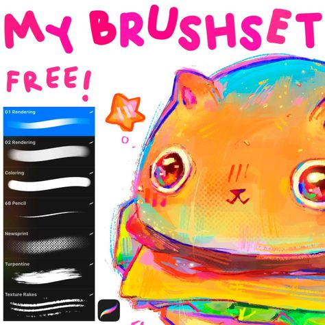 Procreate Qr Code Brushes, How To Download Procreate Brushes, Good Procreate Brushes Free, Pens For Procreate, Digital Brushes Procreate, Free Sketch Brushes Procreate, Brushes Digital Art, Art Ideas For Procreate, Brush Pen Procreate Free