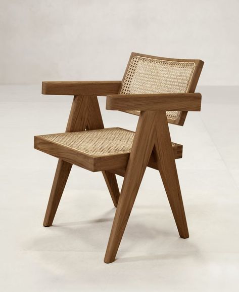 Phantom Hands, National Institute Of Design, Hand Chair, Walnut Chair, Cane Chair, Pierre Jeanneret, Furniture Maker, Handmade Furniture, Mid Century Furniture