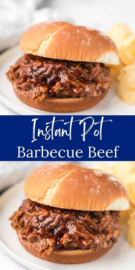 Beef Instant Pot, Vegan Grill, Bbq Beef Sandwiches, Rump Roast, Beef Recipe Instant Pot, Bbq Roast, Roast Beef Sandwich, Homemade Barbecue, Beef Sandwiches