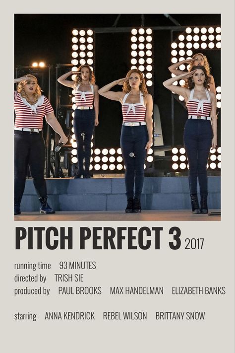 Career Opportunities Movie, Pitch Perfect 3, Polaroid Movie Poster, Movie Character Posters, Movie Decor, Iconic Movie Posters, Dance Movies, Film Posters Minimalist, Perfect Movie