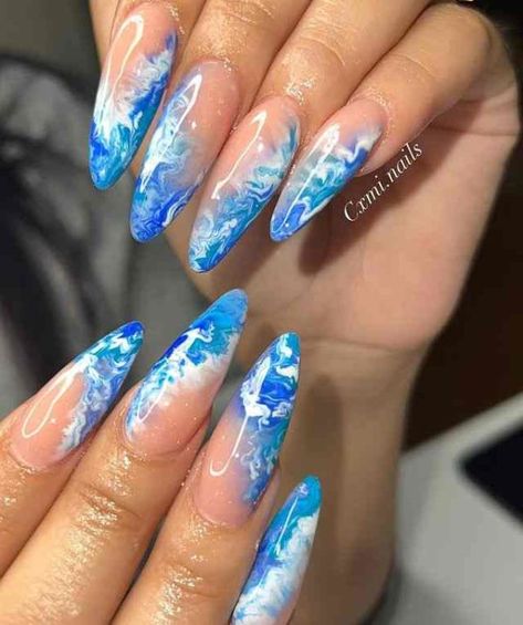 Beach Nail Designs: Perfect Vacation Styles for Every Season Seashell Nails, Beach Nail Designs, Beach Nail, Teen Stuff, Pink Chrome Nails, April Nails, 2024 Nails, Vibrant Nails, Classy Acrylic Nails