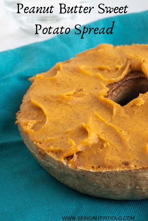 Peanut Butter Sweet Potato Spread - Being Nutritious Low Sodium Italian Dressing, Sweet Potato Butter Recipe, Peanut Butter Sweet Potato, Italian Dressing Marinade, Sweet Potato Peanut Butter, Butternut Squash Sweet, Butter Potatoes, Peanut Butter Bites, Daniel Fast Recipes