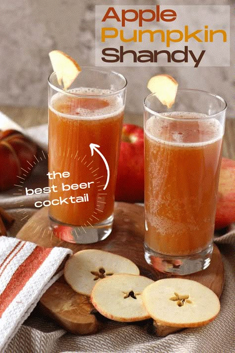 Halloween Beer Drinks, Pumpkin Beer Cocktail, Fall Beer Cocktails, Beer Based Cocktails, Pumpkin Beer Recipes, Fall Tailgate Drinks, Beer Drinks Recipes, Oktoberfest Cocktails, Fall Party Cocktails