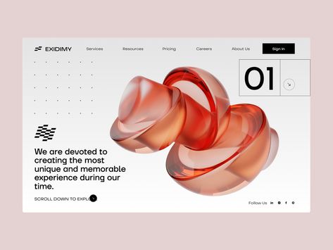 Innovative Layout Design, 3d Layout Design, Apple Website Design Inspiration, Glassmorphism Web Design, Gradient Web Design, Landing Pages Design, Abstract Website Design, 3d Website Design, Futuristic Web Design