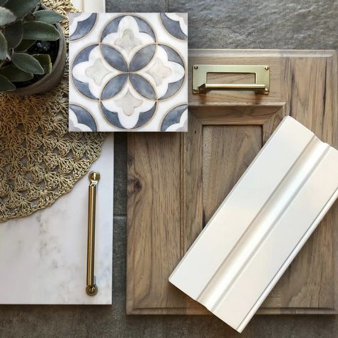 Flat Lay Gallery | StoneImpressions Artisan Stone Tile, Simple Bed Designs, Interior Design Boards, Simple Bed, Interior Design Mood Board, Bad Design, Mood Board Design, Bath Remodel, Barndominium