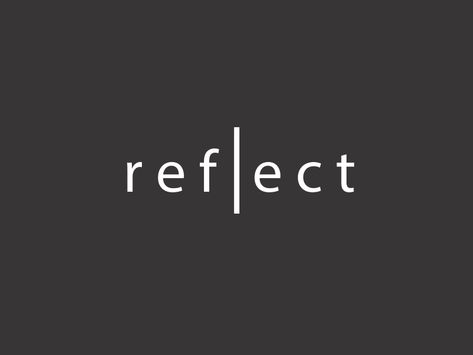 Reflect by Tanya Pugacheva Stage Logo, Expressive Type, Ct Logo, Word As Image, Typography Logo Inspiration, Graffiti Fonts, Clothing Brand Ideas, Typography Graphic Design, Math Methods