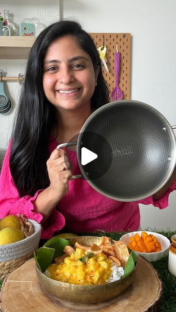 Mango Curry, Stainless Steel Pan, Ripe Mango, Veg Curry, Red Chilli Powder, Raw Mango, Cooking Easy, Mango Puree, Stainless Steel Pans