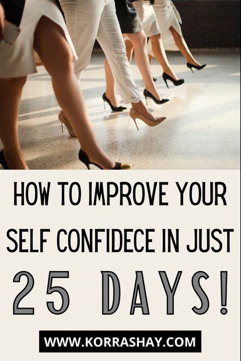 Self Confidence Challenge, Confidence Challenge, Confidence Activities, Improve Your Self, Become Confident, Improve Self Confidence, Building Self Confidence, Self Confidence Tips, Confidence Tips