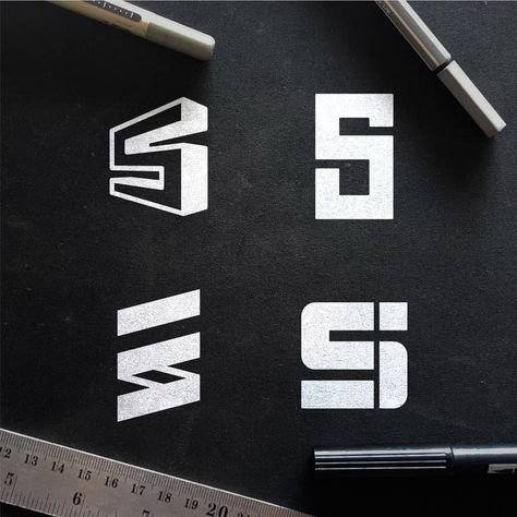 St Logo, Badge Ideas, Steel Logo, Flat Logo Design, Photoshop Video, Flat Logo, Luxury Logo Design, Logo Design Typography, Minimal Logo Design