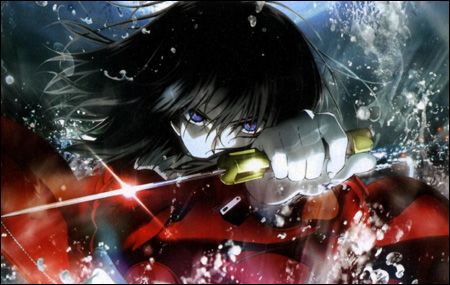 Kara no Kyoukai; I liked the art and music, but be warned, there's a lot of adult/dark content in the series Garden Of Sinners, Kara No Kyoukai, An Anime, Anime Character, The Garden, Moon, Anime