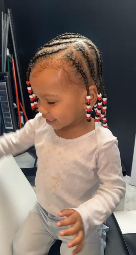 Braids For Baby Girls Hair, Black Toddler Hairstyles Girl Short, Braided Hairstyles For Black Hair Kids, Baby Girl Braids Toddler Hair Black, Toddler Braids With Beads Kid Hairstyles, Braids For Toddler Girls Black, Toddler Hairstyles Girl Braids, Toddler Braided Hairstyles Black Baby Girls, Short Hair Styles Kids