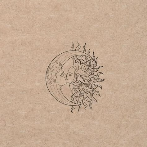 Earth Art Tattoo, Earth And Moon Tattoo, Moon Tattoo Aesthetic, Hippy Tatoos Free Spirit, Tattoo Style Drawings, Line Art Tattoos, Discreet Tattoos, Subtle Tattoos, Dream Tattoos