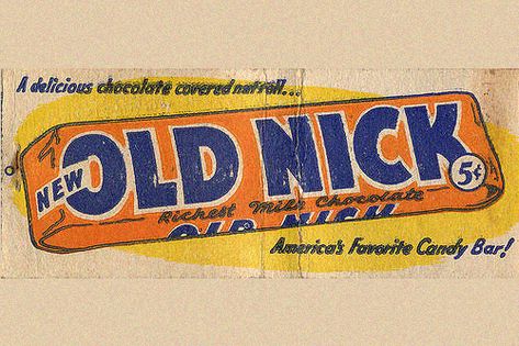 17 bygone candy bars you will never eat again 50s Food, Vintage Candy Bars, Vintage Matches, Hollywood Restaurants, Old School Candy, Painted Records, Old Candy, Penny Candy, Candy Match