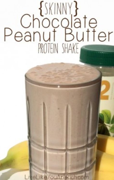 Peanut Butter Protein Shake, Healthy Calories, Protein Smoothies, Peanut Butter Protein, Healthy Shakes, Protein Shake Recipes, Milk Shakes, Meal Replacement Shakes, Protein Drinks