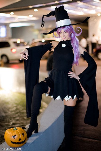 Soul Eater - Blair-4 by LJinto, via Flickr Soul Eater Blair, Soul Eater Cosplay, Top Cosplay, Witch Cosplay, Pretty Halloween Costumes, Amy Rose, Cute Cosplay, Soul Eater, The Witch