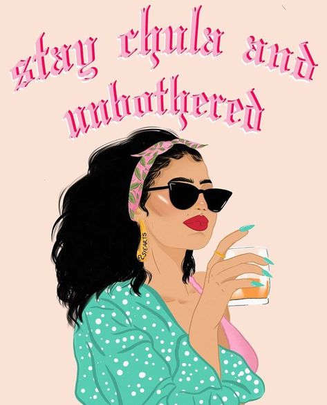 Unbothered Queen, Latina Art, Latin Artists, Queen Quotes, Sunday Funday, Happy Sunday, Coloring Page, Art Wallpaper, Art Girl