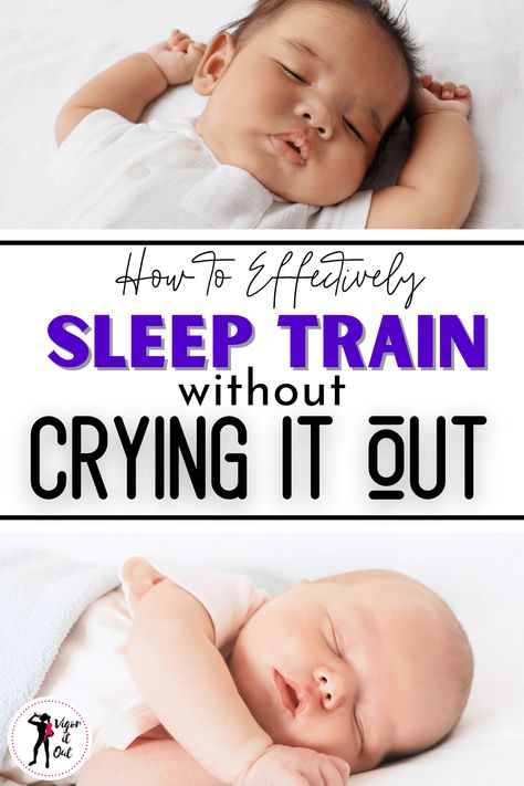 How to Sleep Train Without Crying it Out - Sleep Regression Ages, No Cry Sleep Training, Baby Sleep Regression, Toddler Sleep Training, Baby Sleep Training, Gentle Sleep Training, Sleep Train, Sleep Training Methods, Newborn Needs