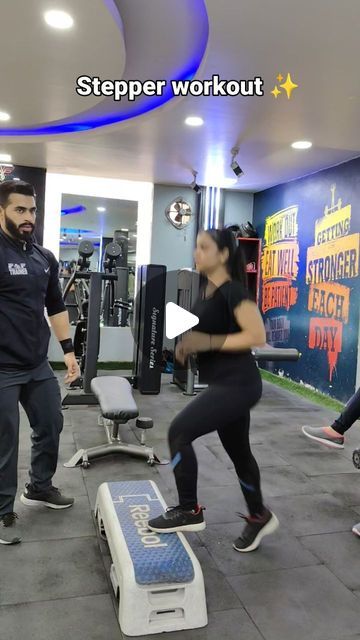 Khushi Jain on Instagram: "Stepper cardio workout | Save and add this to your routine.✨
.
.
.
.
.
.

#cardio #cardioworkout #stepper

#befitfab

#stepperworkout #workoutmotivation #viral #reelsinstagram #reelkarofeelkaro #gyminspiration #gymlife #gymgirl #gymmotivation #blackdress #fyp #fitnesseveryday #fitfriday #fitwomen #fitwithme #kiyara26 #viralreels" Workouts With Stepper, Gym Stepper Workout, Workout Stepper, Stair Stepper Workout Glutes, Stair Stepper Workout, Stepper Workout, Card Io, Gym Inspiration, Each Day