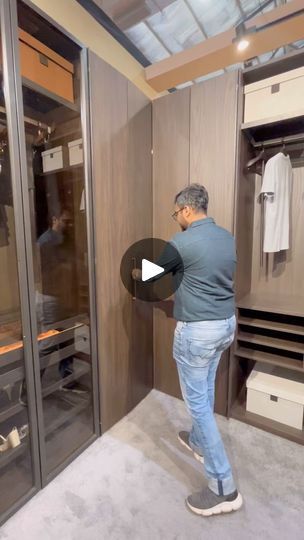 29K views · 4.7K reactions | The Belso Wardrobe flaunts flexible & practical solutions able to interpret the uniqueness of your world. 

Adopting to suit the forms & Dimensions of your Home by the Premium Wardrobe experts.

This is Sliding Folding Door Mechanism for your corner solutions of Modern Wardrobes by @salice.official 

Compositional Flexibility and a myriad of colours,finishes & Materials to choose From for all your Dream Wardrobes.

A pure & ergonomic Wardrobe Design, featuring doors with handles for maximum practicality for the luxurious Bedroom interiors.

#salice #salicehardware #hardware #wardrobedesign #wardrobehandle #modularwardrobe #modernwardrobe #interiors #belso #interiordesign #bedroom #bedroominspiration #architects #belsohome #shivamkandoi | Belso Furniture | Chela Sliding Wardrobe Design Inside, Unique Wardrobe Door Designs, Wardrobe Handles Ideas, Sliding Wardrobe Design Bedroom, Wardrobe Sliding Door Design, Wardrobe Design Bedroom Modern Luxury, Bedroom Wardrobe Ideas Sliding Doors, Sliding Folding Door, Modern Wardrobe Design Sliding Doors