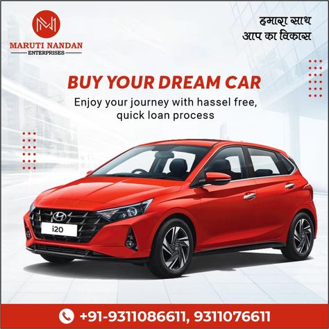 Buy Your Dream Car Enjoy Your Journey with hassel free, quick loan process Call- +91-9311086611 +91-9311076611 #marutinandan #marutinandanenterprises #marutinandanenterprise #carloan #fourwheelerloan #carloans Car Banner, Quick Loans, Car Loan, Buy Used Cars, Instant Loans, Online Loans, Car Fuel, Business Loans, Car Loans