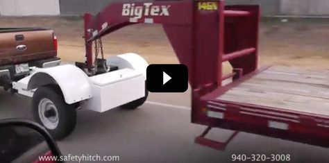 Highway Stability for trailering with the Automated Safety Hitch Trailer Dolly, 5th Wheel Trailers, Fifth Wheel Hitch, Cool Truck Accessories, Cargo Trailer Conversion, Towing Vehicle, Fifth Wheel Trailers, Trailer Hitch Accessories, Gooseneck Trailer