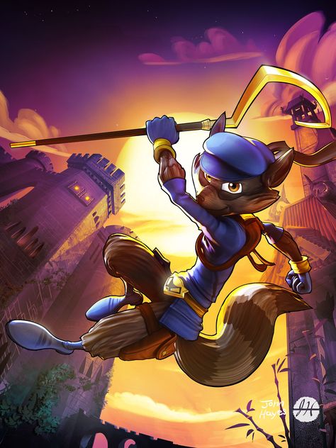 Sly Cooper, Photoshop Rendering, Ps5 Games, Sucker Punch, Cartoon World, Uncharted, Video Game Characters, Video Game Art, Gaming Clothes