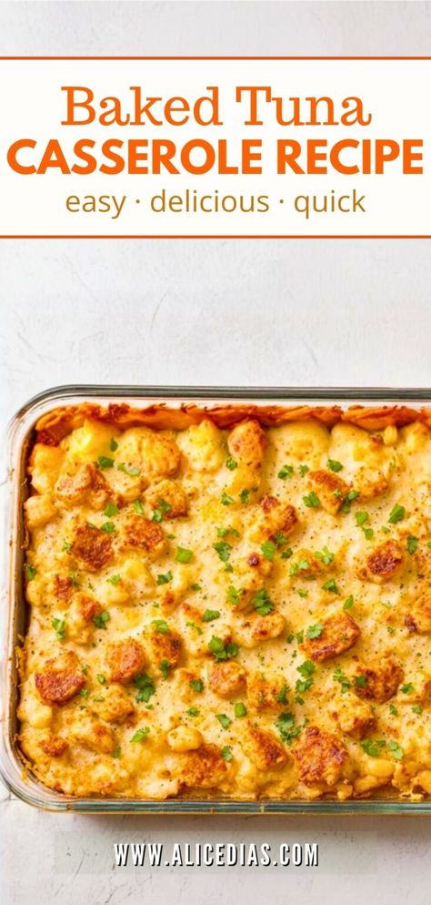 Baked Tuna Casserole, Casserole For Two, Easy Tuna Casserole, Baked Tuna, Fish Casserole, Tuna Casserole Easy, Tuna Casserole Recipes, Tuna Casserole, Easy Casserole Recipes